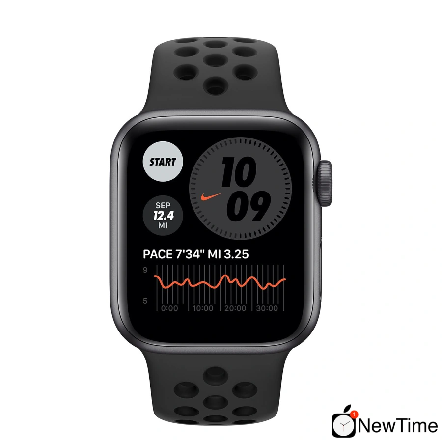 Apple Watch SE Nike GPS 40mm Space Gray Aluminum Case with Anthracite / Black Nike Sport Band (MYYF2)